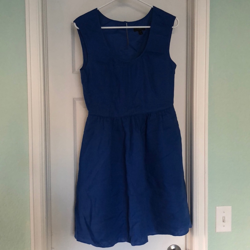 Cobalt blue classic dress